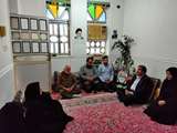 دیدار مدیرکل بنیاد شهید بوشهر با چهار خانواده شهید اقتدار رمضان در شهرستان دشتستان 