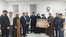 دیدار مدیر کل بنیاد شهید بوشهر و مدیر کل ستاد اجرایی فرمان امام خمینی (ره) با دو خانواده شهید اقتدار رمضان در شهرستان دشتستان 
