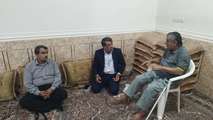 دیدار مدیر کل بنیاد شهید بوشهر با چهار خانواده شاهد و ایثارگر در عسلویه 