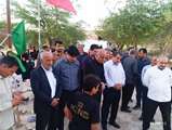 حضور مدیرکل بنیاد شهید بوشهر و نماینده مردم دشتی و تنگستان در یادمان شهدای جنگ اقتدار رمضان 