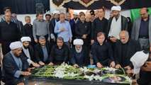 برگزاری چهل و هشتمین سالروز شهادت عالم مبارز و مجاهد شهید آیت الله ابوتراب عاشوری با حضور مسئولین استانی و بنیاد شهید در شهر چغادک 